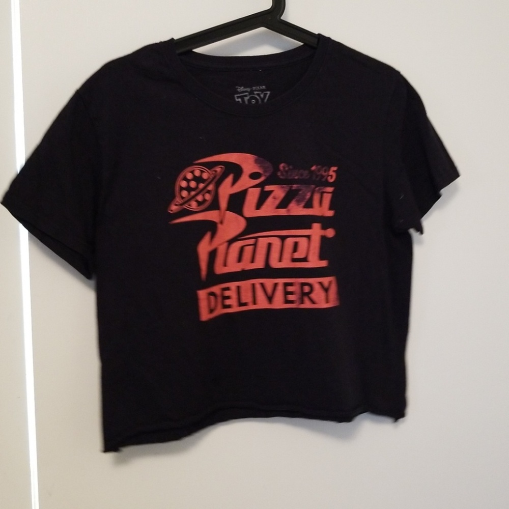 Pizza planet toy story crop top